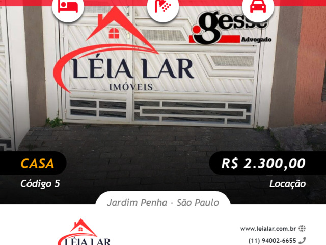 #5 - Casa para Locação em São Paulo - SP - 1